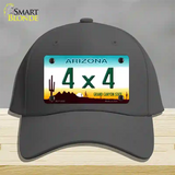 4X4 Arizona Novelty License Plate Hat Cotton / Charcoal
