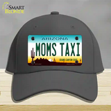 Moms Taxi Arizona Novelty License Plate Hat Cotton / Charcoal
