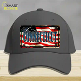 Connecticut USA Novelty License Plate Hat Cotton / Charcoal