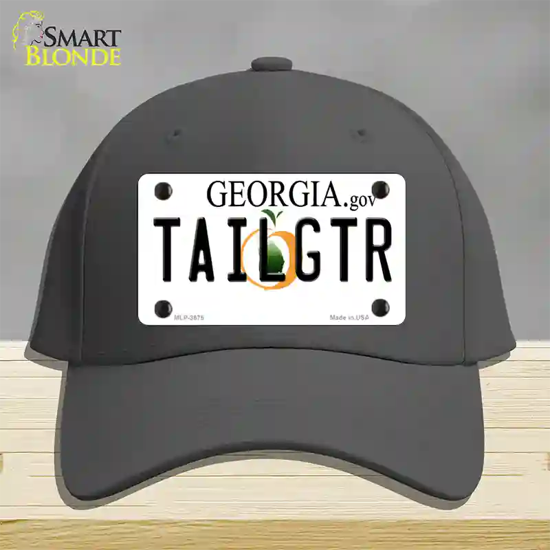 Tailgtr Georgia Novelty License Plate Hat Cotton / Charcoal