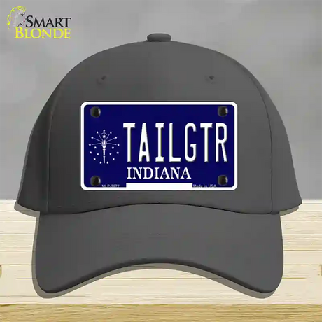 Tailgtr Indiana Novelty License Plate Hat Cotton / Charcoal