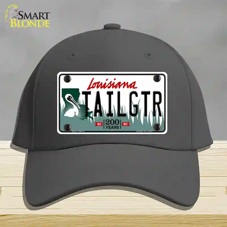 Tailgtr Louisiana Novelty License Plate Hat Cotton / Charcoal