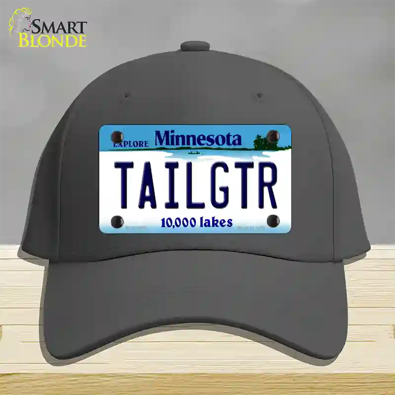 Tailgtr Minnesota Novelty License Plate Hat Cotton / Charcoal