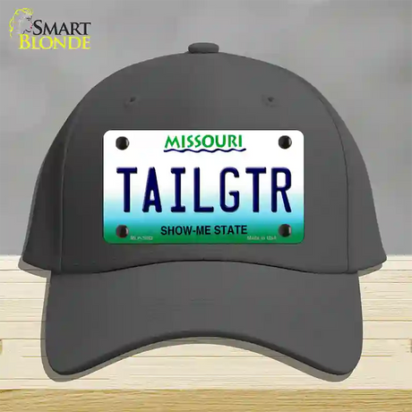 Tailgtr Missouri Novelty License Plate Hat Cotton / Charcoal