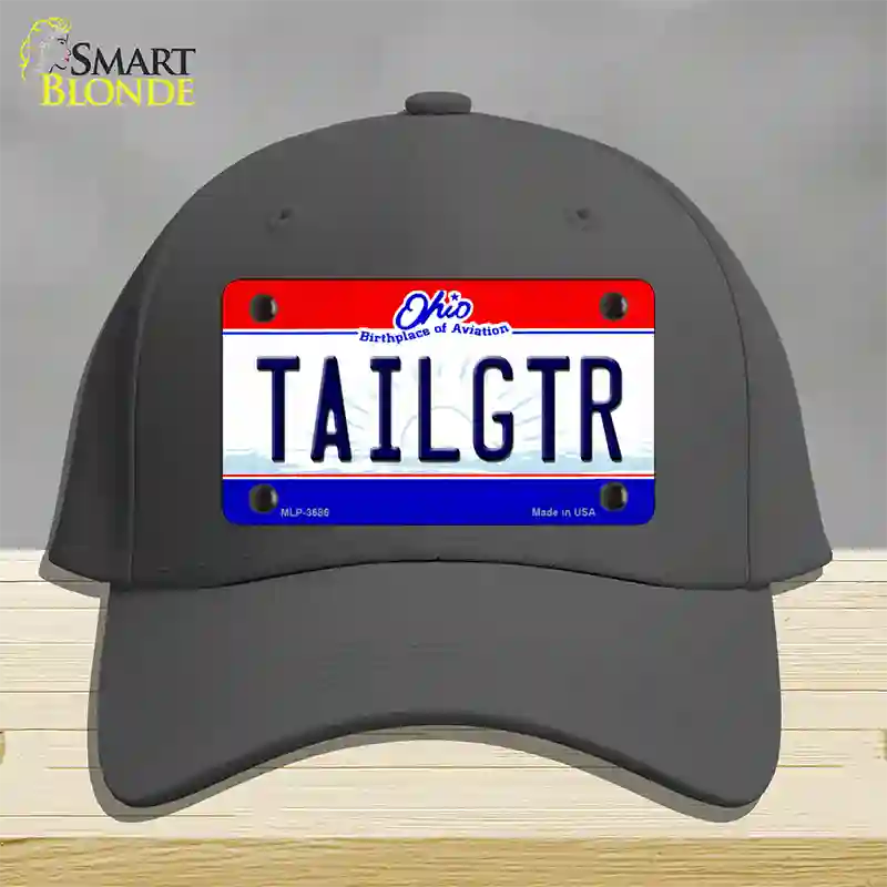 Tailgtr Ohio State Novelty License Plate Hat Cotton / Charcoal