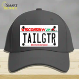 Tailgtr Wisconsin Novelty License Plate Hat Cotton / Charcoal