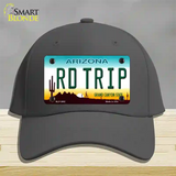 Rd Trip Arizona Novelty License Plate Hat Cotton / Charcoal