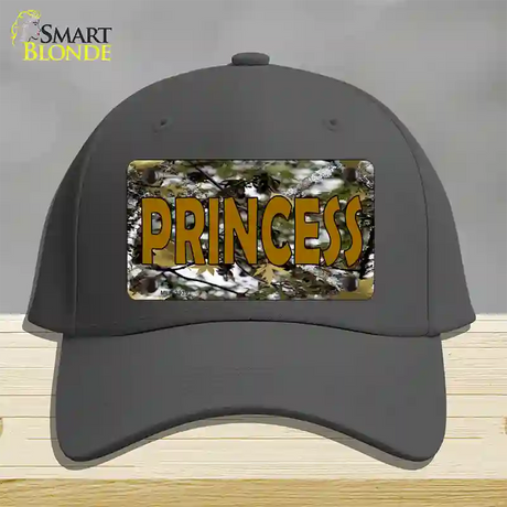 Princess Camouflage Novelty License Plate Hat Cotton / Charcoal