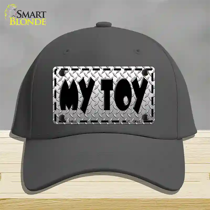 My Toy Novelty License Plate Hat Cotton / Charcoal