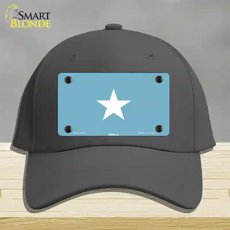 Somalia Flag Novelty License Plate Hat Cotton / Charcoal