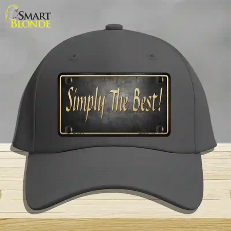 Simply The Best License Novelty License Plate Hat Cotton / Charcoal