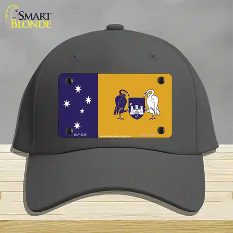 Australia Capital Territory Novelty License Plate Hat Cotton / Charcoal