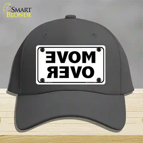 Move Over White Novelty License Plate Hat Cotton / Charcoal