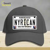 Nyrican Puerto Rico Novelty License Plate Hat Cotton / Charcoal