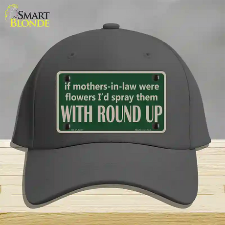 If Mother In Laws Were Weeds Novelty License Plate Hat Cotton / Charcoal