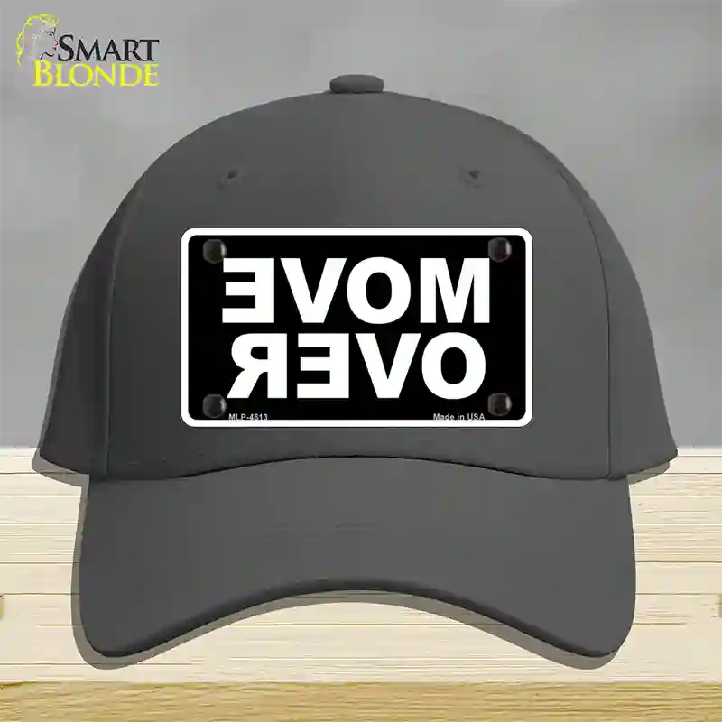 Move Over Black Novelty License Plate Hat Cotton / Charcoal