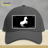 Horse Novelty License Plate Hat Cotton / Charcoal