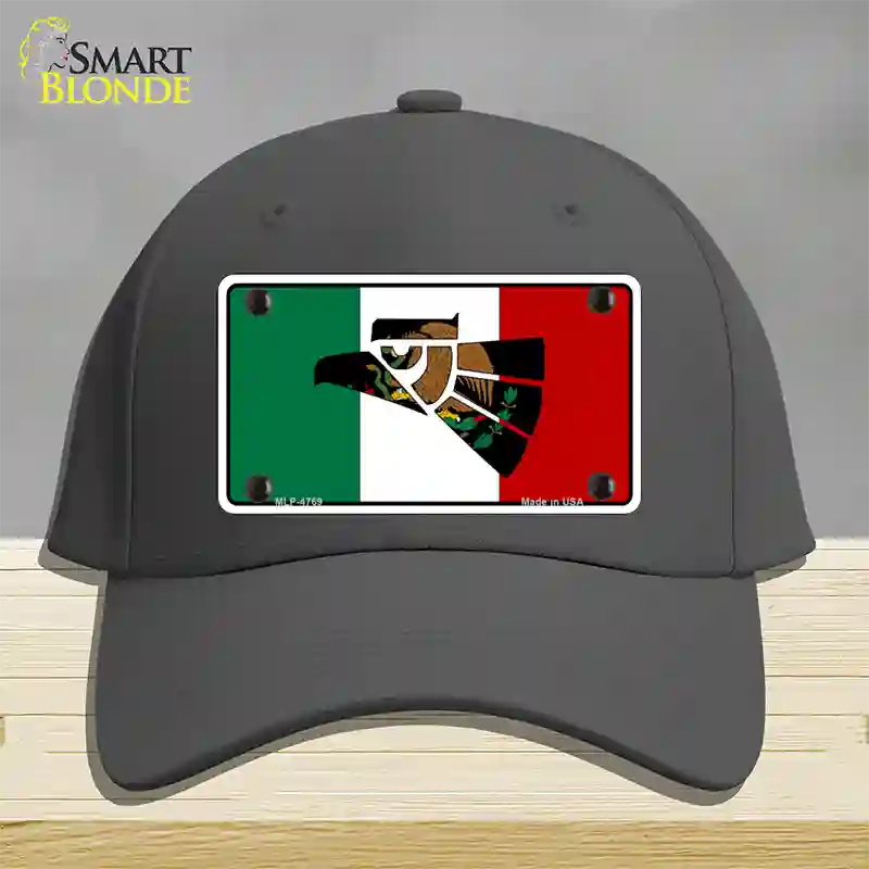 Made In Mexico Flag Novelty License Plate Hat Cotton / Charcoal