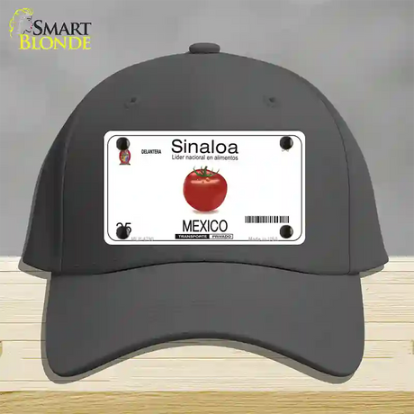 Sinaloa Mexico Novelty License Plate Hat Cotton / Charcoal