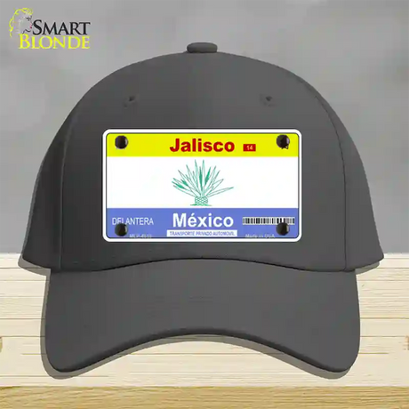 Jalisco Mexico Blank Novelty License Plate Hat Cotton / Charcoal