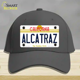 Alcatraz California Novelty License Plate Hat Cotton / Charcoal