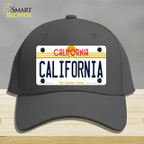 California Novelty License Plate Hat Cotton / Charcoal