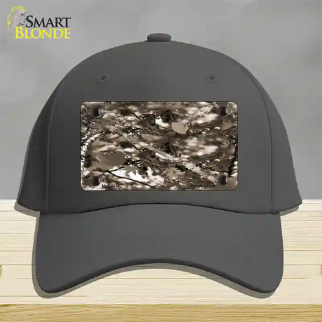 Leaf Camouflage Novelty License Plate Hat Cotton / Charcoal