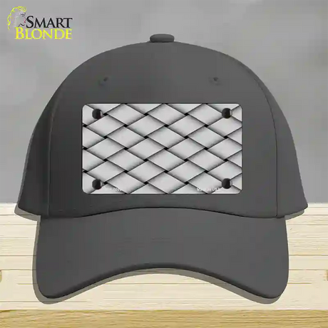 Weave Customizable Novelty License Plate Hat Cotton / Charcoal