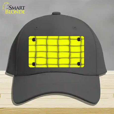 Web Yellow Novelty License Plate Hat Cotton / Charcoal