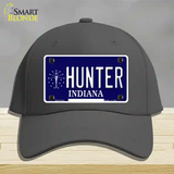 Hunter Indiana State Novelty License Plate Hat Cotton / Charcoal