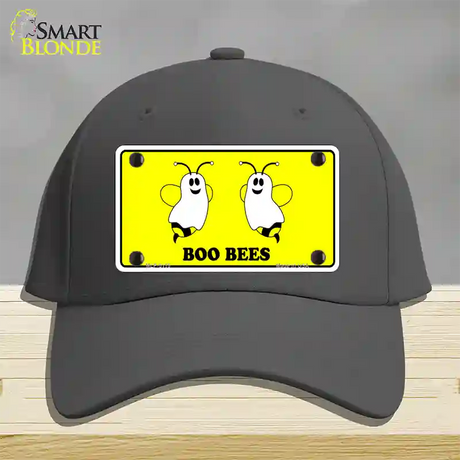 Boo Bees Novelty License Plate Hat Cotton / Charcoal