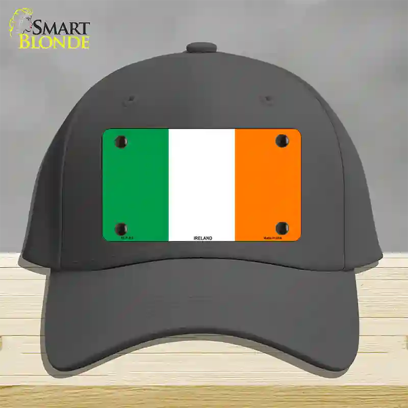 Ireland Flag Novelty License Plate Hat Cotton / Charcoal