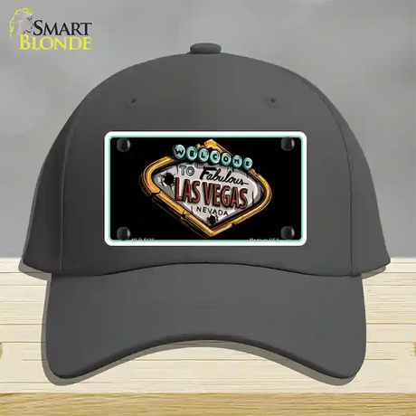 Welcome To Las Vegas Novelty License Plate Hat Cotton / Charcoal