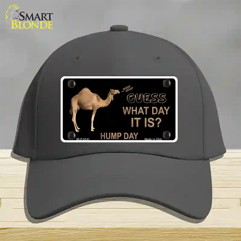 It Is Hump Day Novelty License Plate Hat Cotton / Charcoal