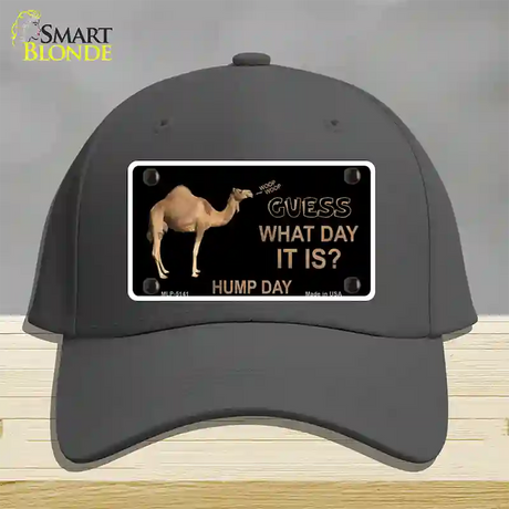 It Is Hump Day Novelty License Plate Hat Cotton / Charcoal