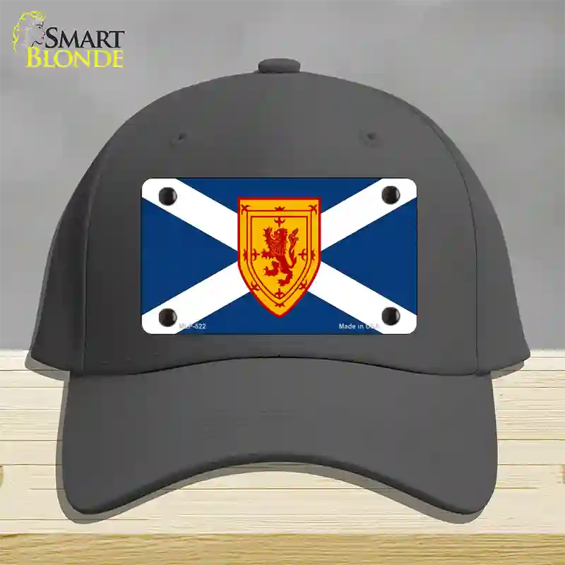 Scotland St Andrews Flag Novelty License Plate Hat Cotton / Charcoal