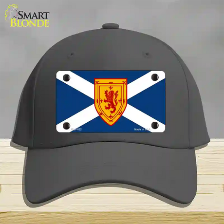 Scotland St Andrews Flag Novelty License Plate Hat Cotton / Charcoal