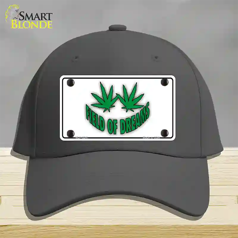 Field of Dreams Novelty License Plate Hat Cotton / Charcoal