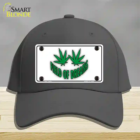 Field of Dreams Novelty License Plate Hat Cotton / Charcoal