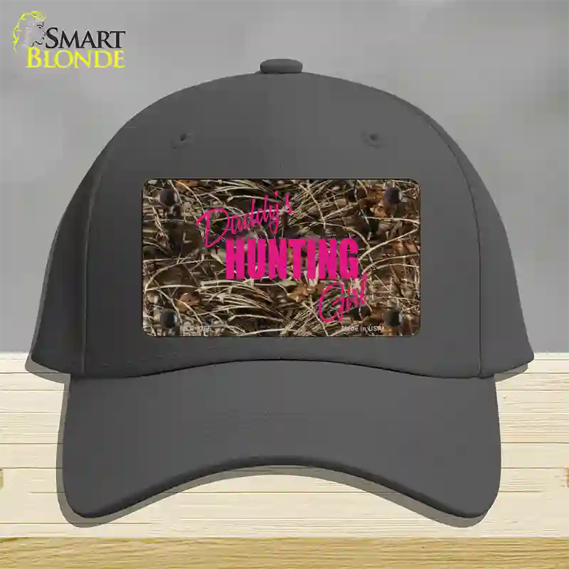 Daddys Hunting Girl Novelty License Plate Hat Cotton / Charcoal