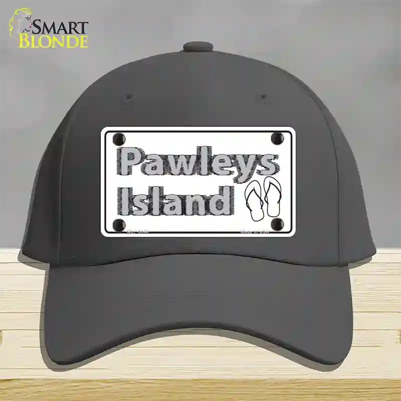 Pawleys Island Flip Flops Novelty License Plate Hat Cotton / Charcoal