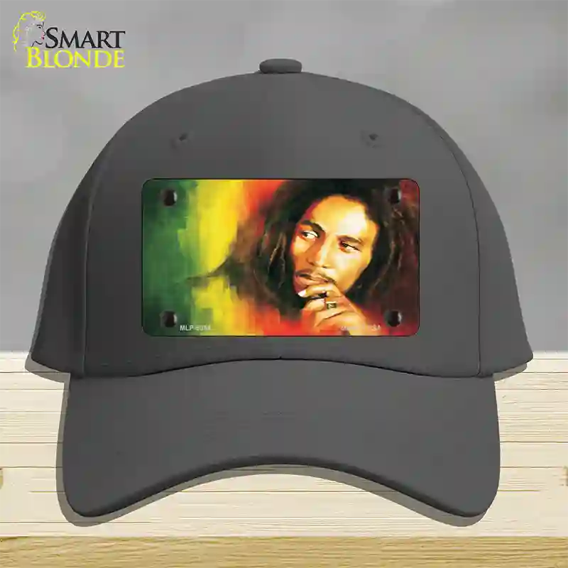 Bob Marley Novelty License Plate Hat Cotton / Charcoal