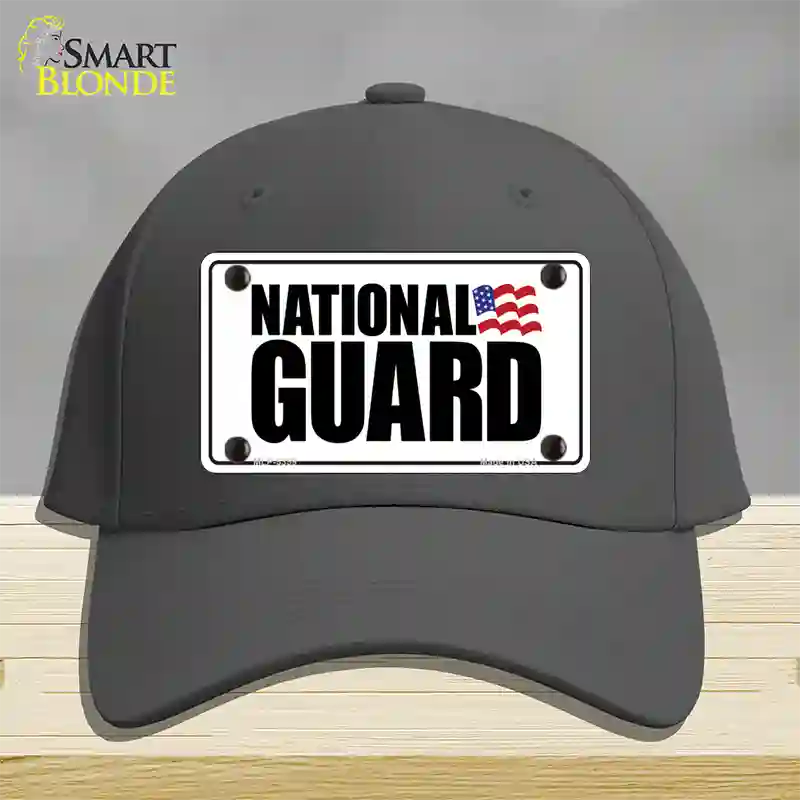 National Guard Novelty License Plate Hat Cotton / Charcoal