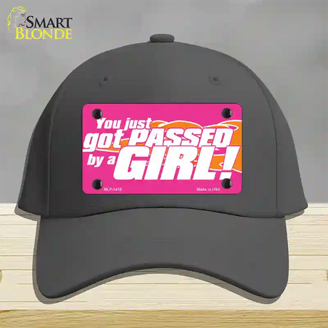 Got Passed By A Girl Novelty License Plate Hat Cotton / Charcoal