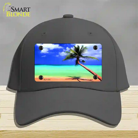 Ocean Sunrise Novelty License Plate Hat Cotton / Charcoal