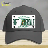 Fort Lauderdale Florida Novelty License Plate Hat Cotton / Charcoal