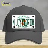 N Joy Florida Novelty License Plate Hat Cotton / Charcoal