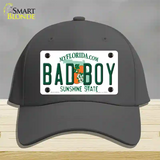 Bad Boy Florida Novelty License Plate Hat Cotton / Charcoal