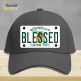 Blessed Florida Novelty License Plate Hat Cotton / Charcoal