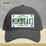 Moms Taxi Florida Novelty License Plate Hat Cotton / Charcoal